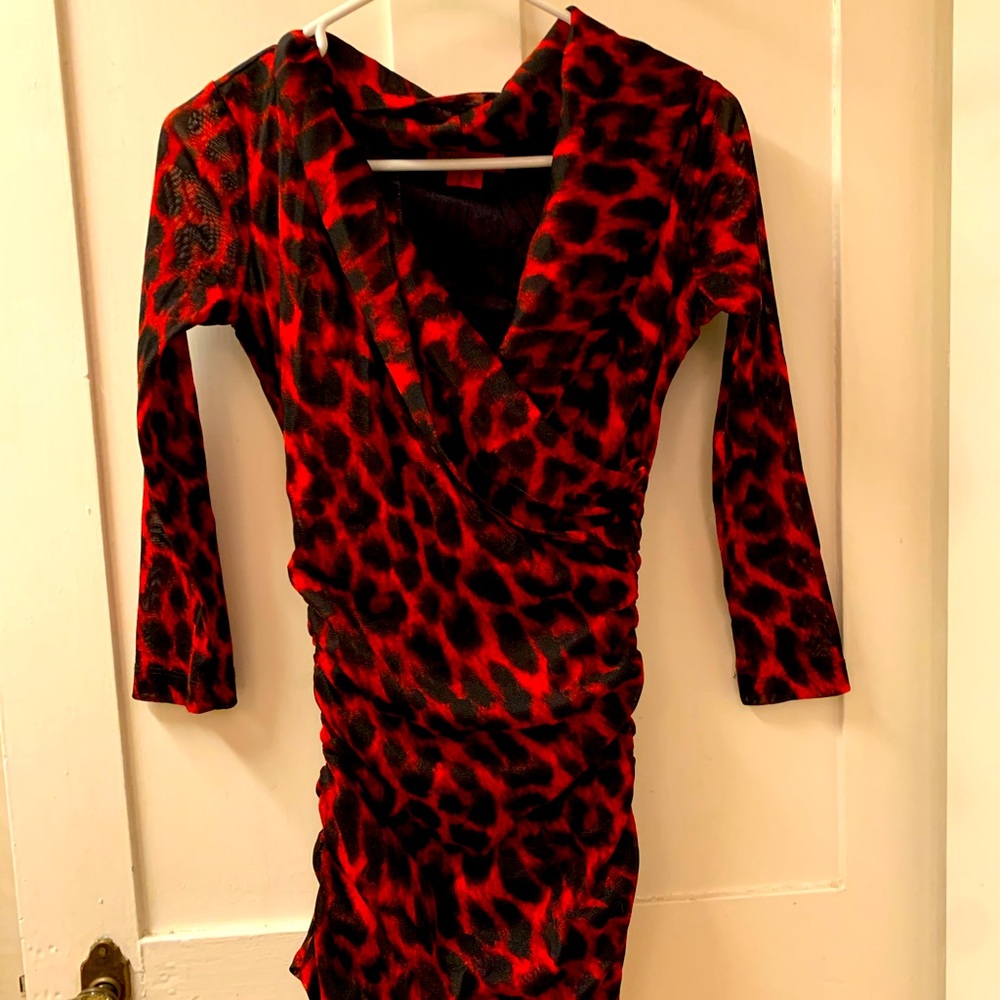 Betsey Johnson - Leopard Fitted Dress